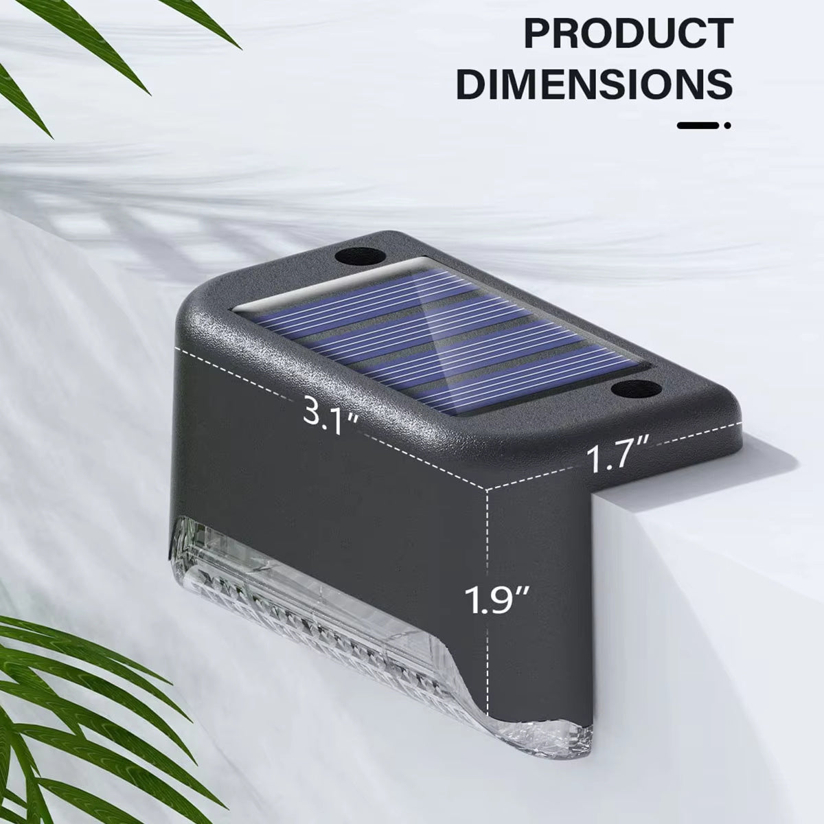 Solar LED Deck Lights – Waterproof Outdoor Garden & Patio Step Lighting